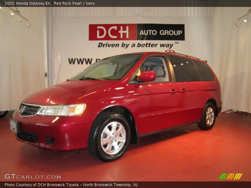 Red Rock Pearl / Ivory 2002 Honda Odyssey EX