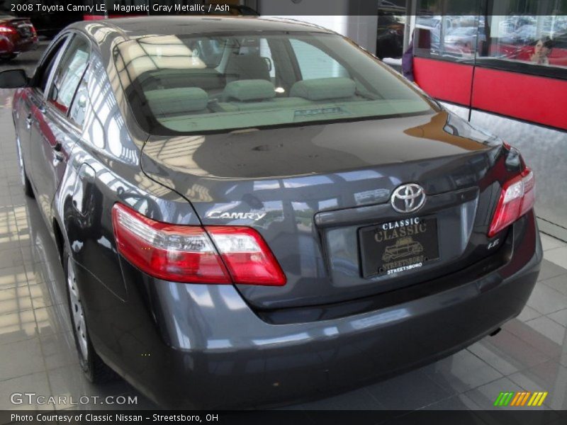 Magnetic Gray Metallic / Ash 2008 Toyota Camry LE