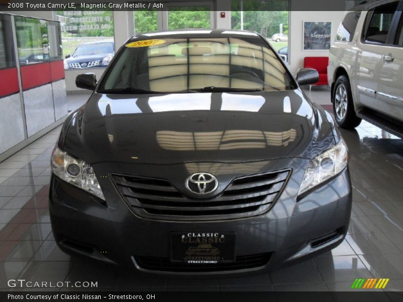 Magnetic Gray Metallic / Ash 2008 Toyota Camry LE