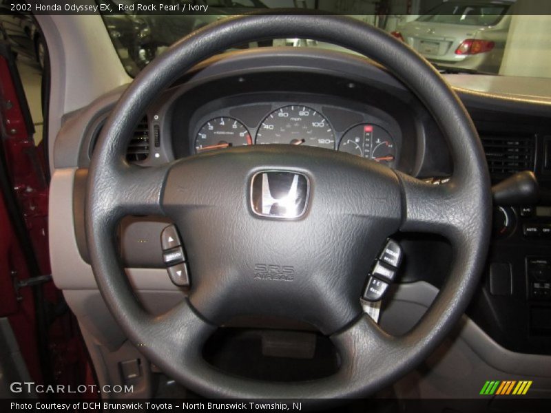 Red Rock Pearl / Ivory 2002 Honda Odyssey EX