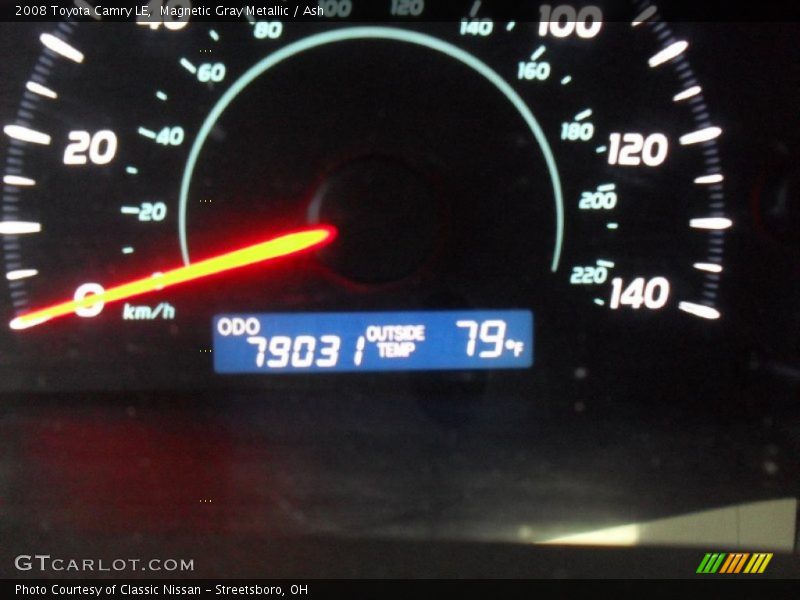 Magnetic Gray Metallic / Ash 2008 Toyota Camry LE
