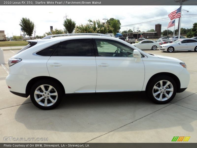 Starfire White Pearl / Parchment/Brown Walnut 2010 Lexus RX 350