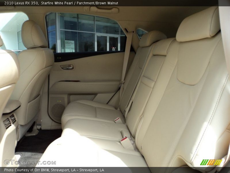 Starfire White Pearl / Parchment/Brown Walnut 2010 Lexus RX 350