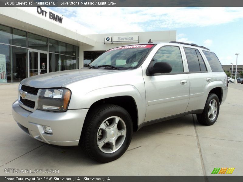 Silverstone Metallic / Light Gray 2008 Chevrolet TrailBlazer LT