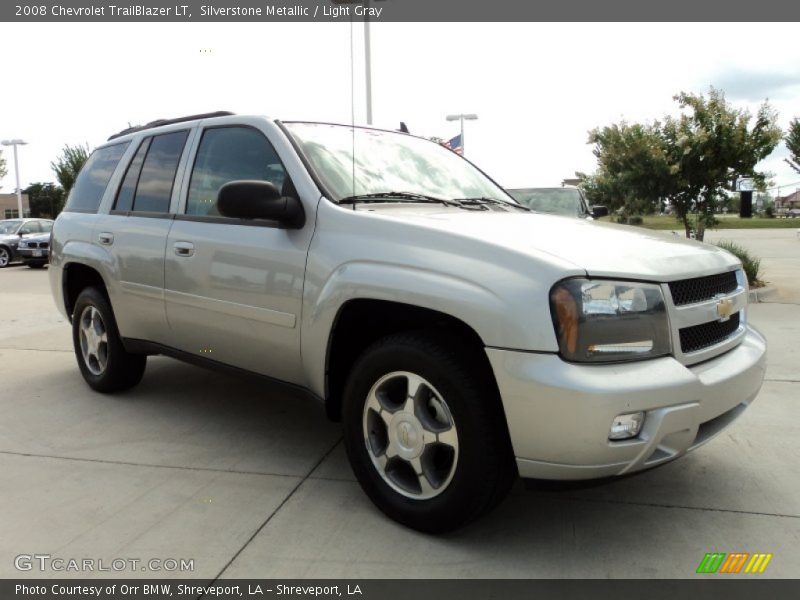 Silverstone Metallic / Light Gray 2008 Chevrolet TrailBlazer LT