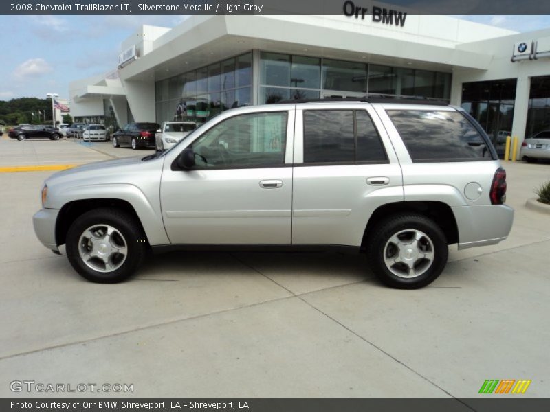 Silverstone Metallic / Light Gray 2008 Chevrolet TrailBlazer LT
