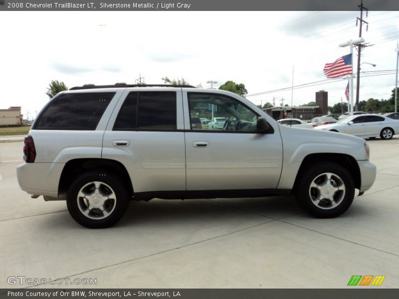 Silverstone Metallic / Light Gray 2008 Chevrolet TrailBlazer LT