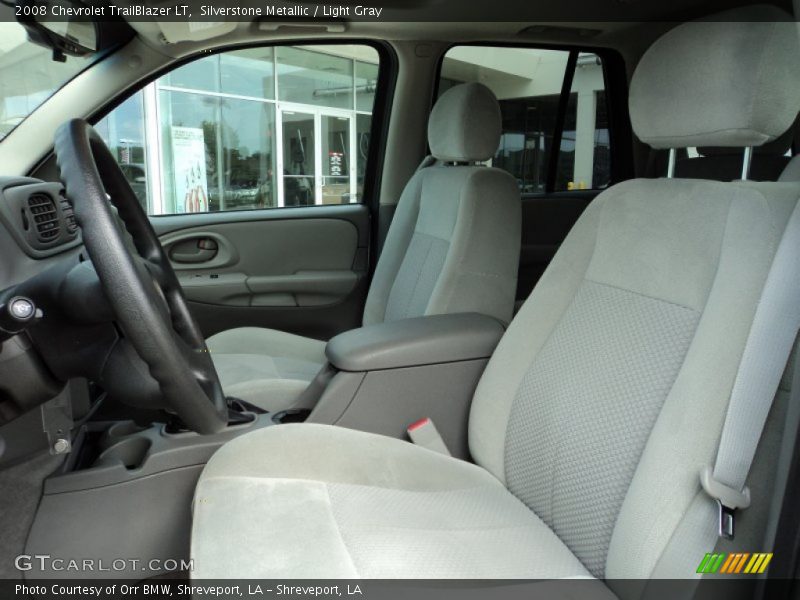 Silverstone Metallic / Light Gray 2008 Chevrolet TrailBlazer LT