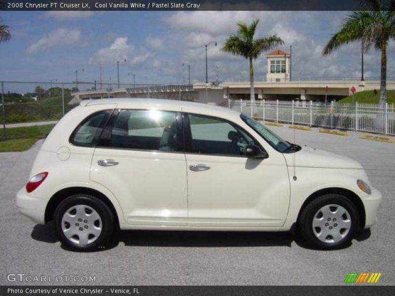 Cool Vanilla White / Pastel Slate Gray 2008 Chrysler PT Cruiser LX