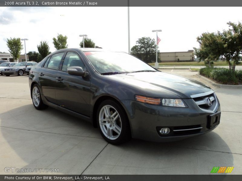 Carbon Bronze Metallic / Taupe 2008 Acura TL 3.2