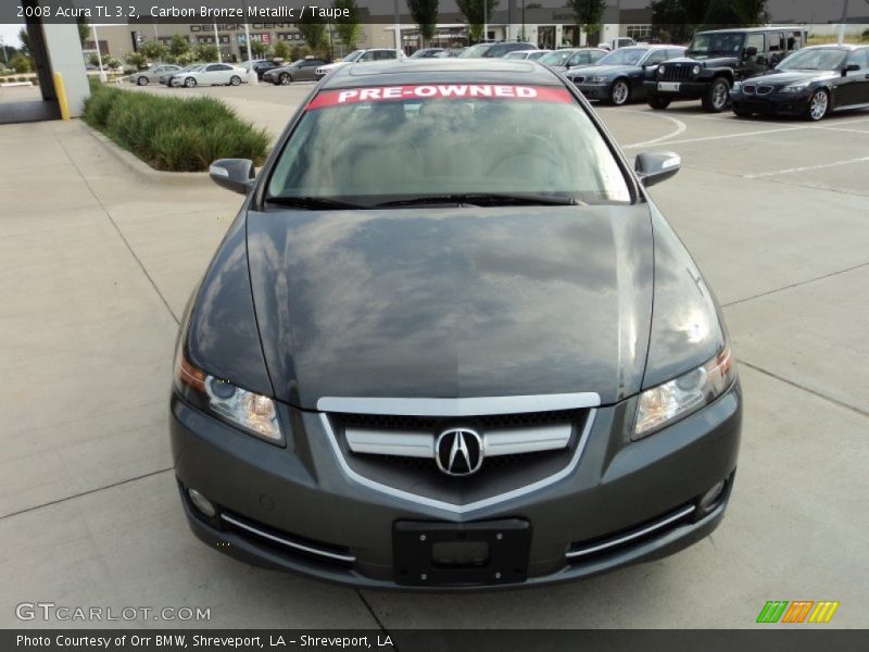 Carbon Bronze Metallic / Taupe 2008 Acura TL 3.2