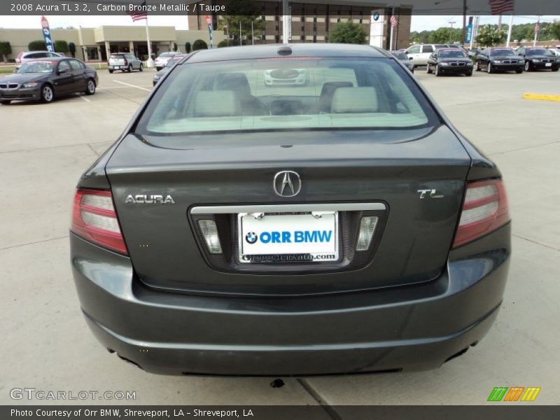 Carbon Bronze Metallic / Taupe 2008 Acura TL 3.2