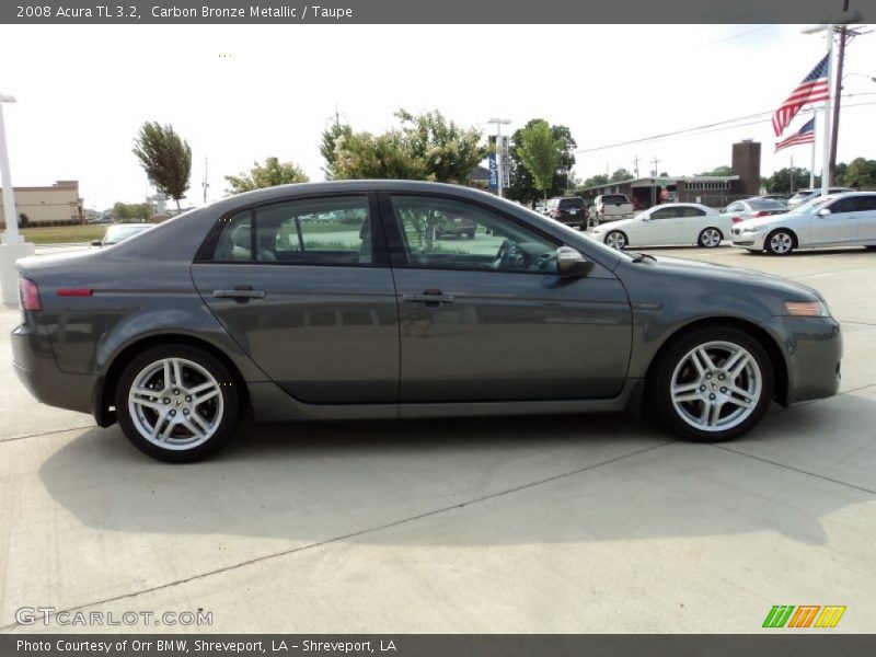 Carbon Bronze Metallic / Taupe 2008 Acura TL 3.2