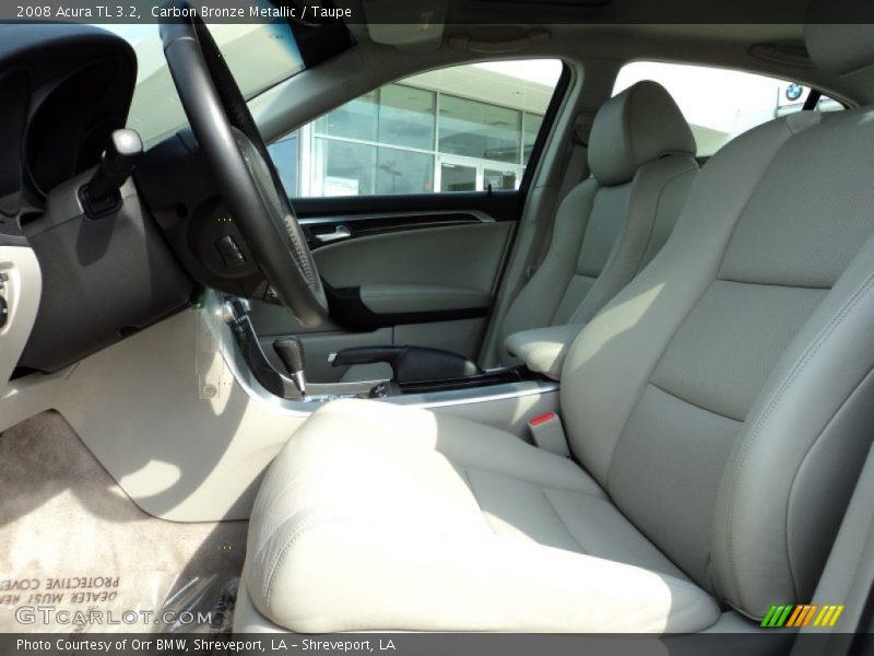 Carbon Bronze Metallic / Taupe 2008 Acura TL 3.2