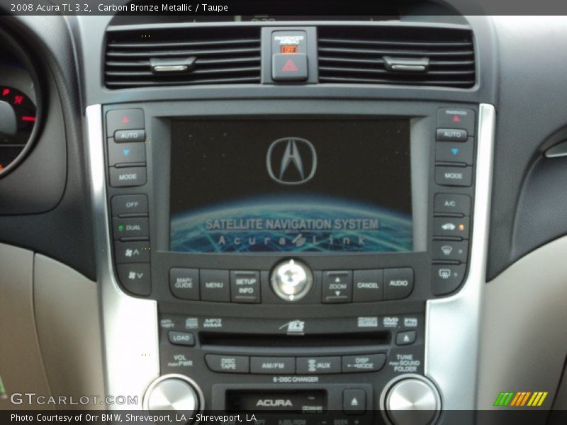 Carbon Bronze Metallic / Taupe 2008 Acura TL 3.2