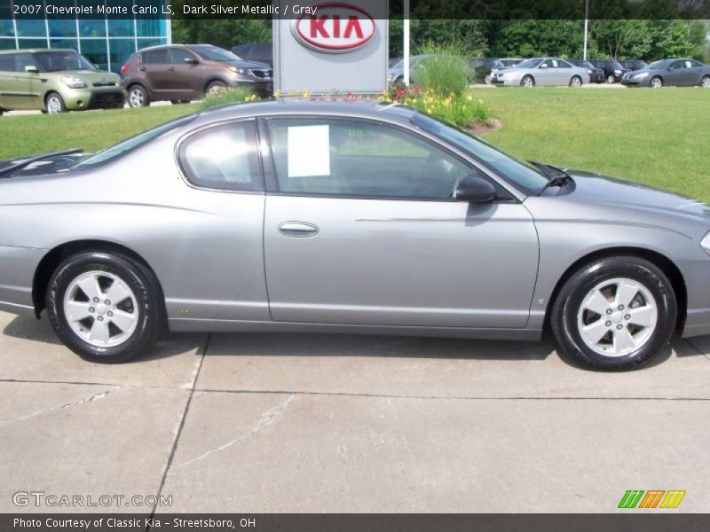 Dark Silver Metallic / Gray 2007 Chevrolet Monte Carlo LS