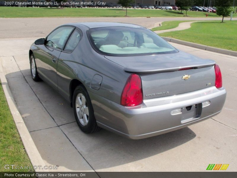 Dark Silver Metallic / Gray 2007 Chevrolet Monte Carlo LS