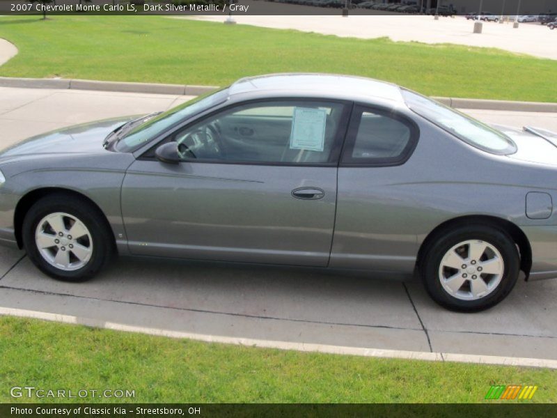 Dark Silver Metallic / Gray 2007 Chevrolet Monte Carlo LS