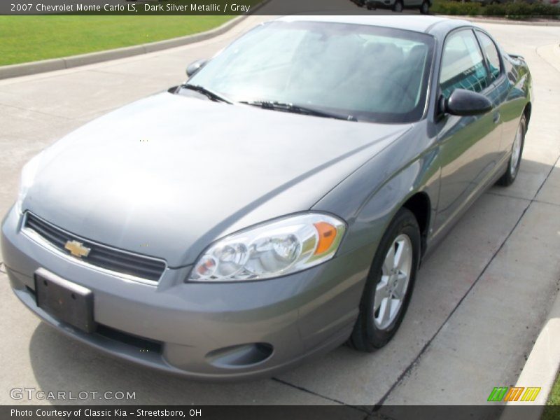 Dark Silver Metallic / Gray 2007 Chevrolet Monte Carlo LS