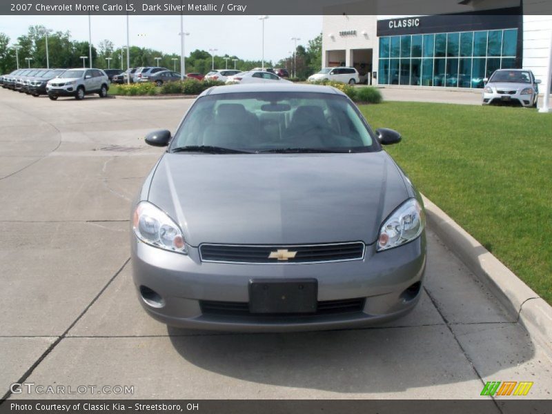 Dark Silver Metallic / Gray 2007 Chevrolet Monte Carlo LS