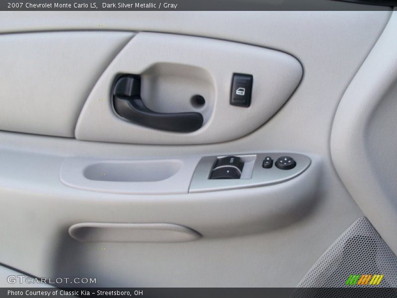 Dark Silver Metallic / Gray 2007 Chevrolet Monte Carlo LS