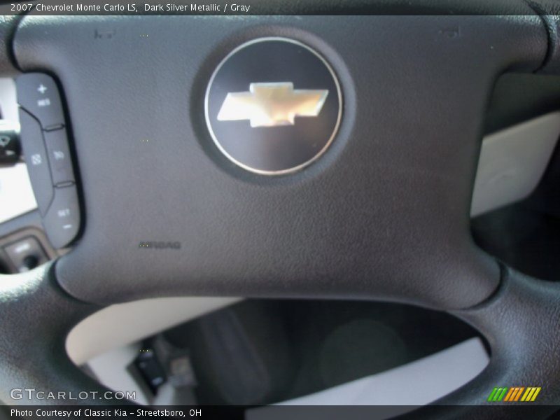 Dark Silver Metallic / Gray 2007 Chevrolet Monte Carlo LS