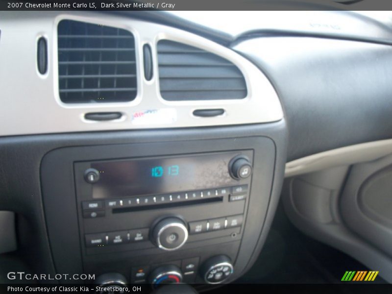 Dark Silver Metallic / Gray 2007 Chevrolet Monte Carlo LS