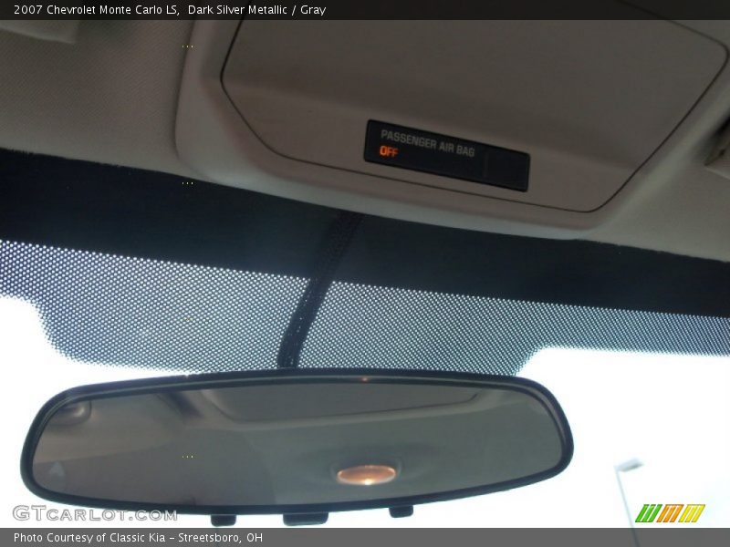 Dark Silver Metallic / Gray 2007 Chevrolet Monte Carlo LS
