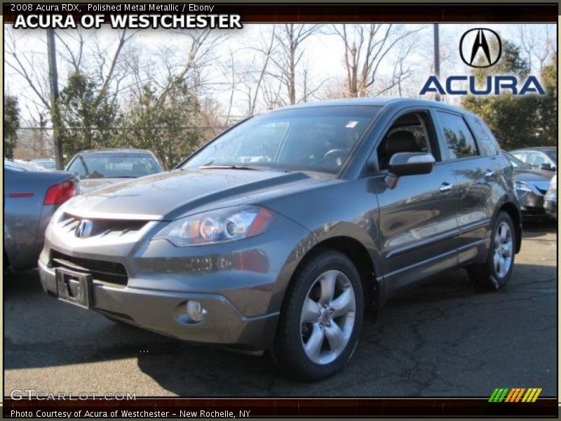 Polished Metal Metallic / Ebony 2008 Acura RDX