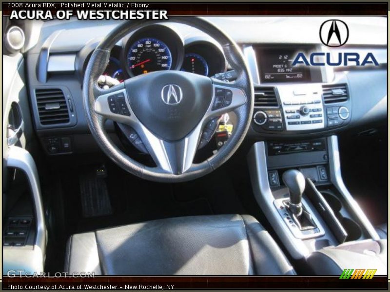 Polished Metal Metallic / Ebony 2008 Acura RDX