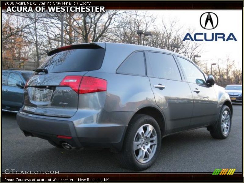 Sterling Gray Metallic / Ebony 2008 Acura MDX