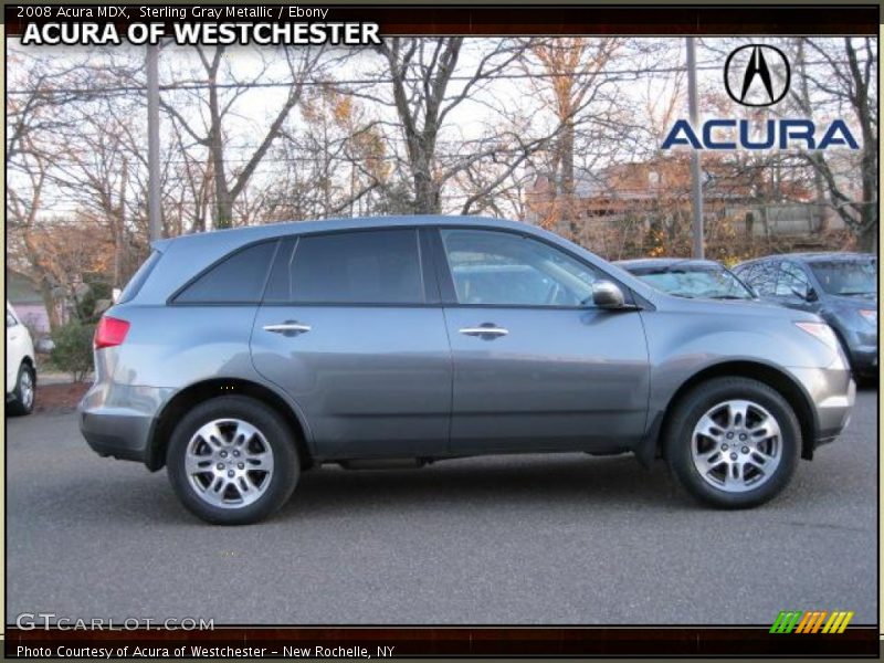 Sterling Gray Metallic / Ebony 2008 Acura MDX