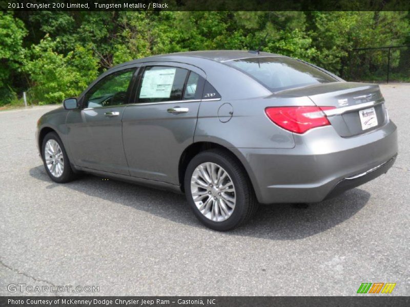 Tungsten Metallic / Black 2011 Chrysler 200 Limited
