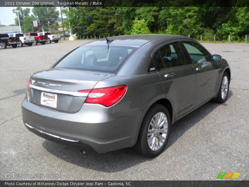 Tungsten Metallic / Black 2011 Chrysler 200 Limited