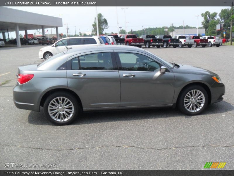 Tungsten Metallic / Black 2011 Chrysler 200 Limited