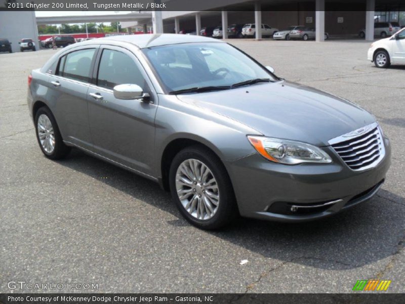 Tungsten Metallic / Black 2011 Chrysler 200 Limited