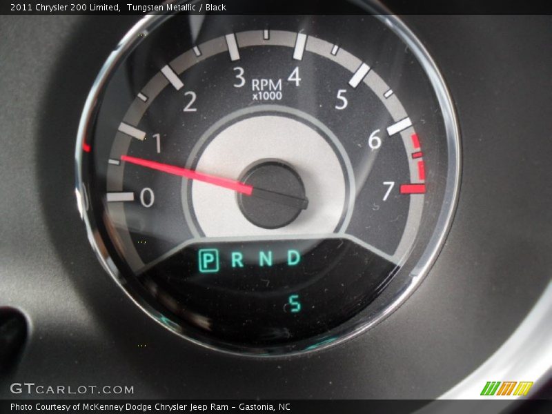 Tungsten Metallic / Black 2011 Chrysler 200 Limited