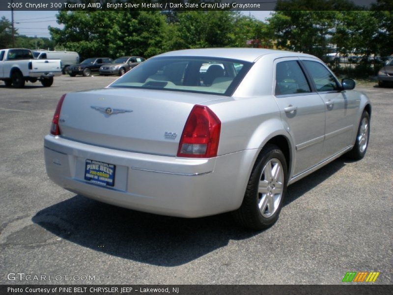 Bright Silver Metallic / Dark Slate Gray/Light Graystone 2005 Chrysler 300 Touring AWD