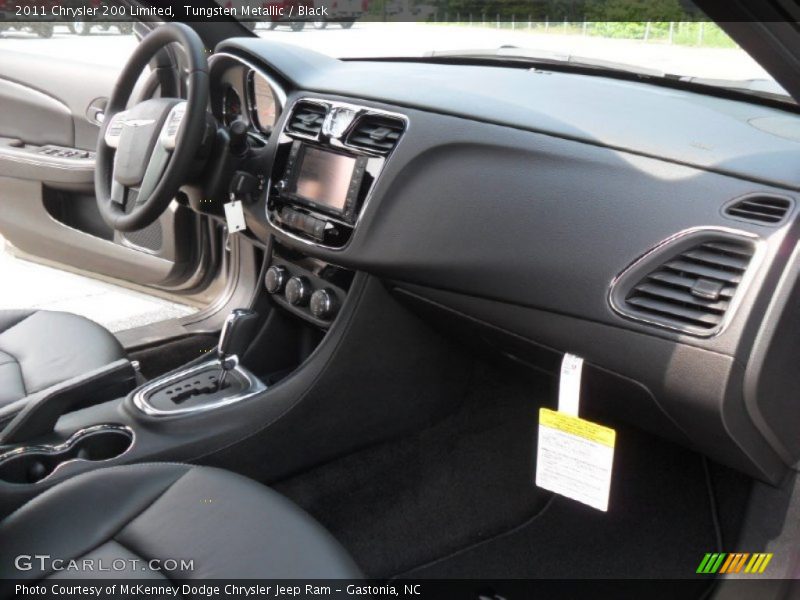 Tungsten Metallic / Black 2011 Chrysler 200 Limited