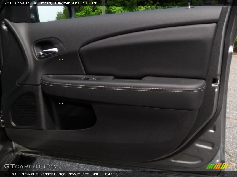 Tungsten Metallic / Black 2011 Chrysler 200 Limited