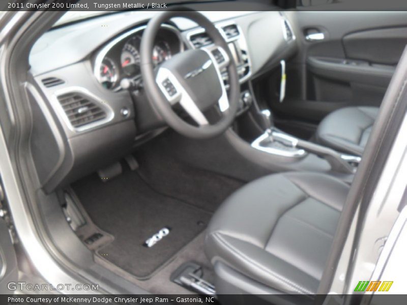 Tungsten Metallic / Black 2011 Chrysler 200 Limited