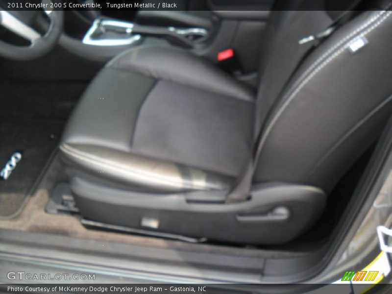 Tungsten Metallic / Black 2011 Chrysler 200 S Convertible