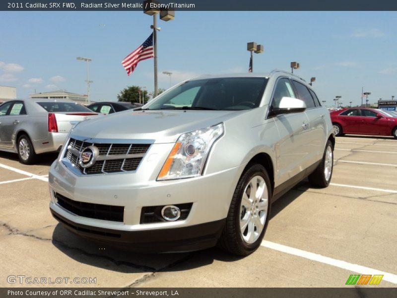 Radiant Silver Metallic / Ebony/Titanium 2011 Cadillac SRX FWD