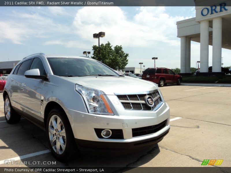 Radiant Silver Metallic / Ebony/Titanium 2011 Cadillac SRX FWD