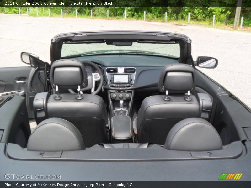  2011 200 S Convertible Black Interior