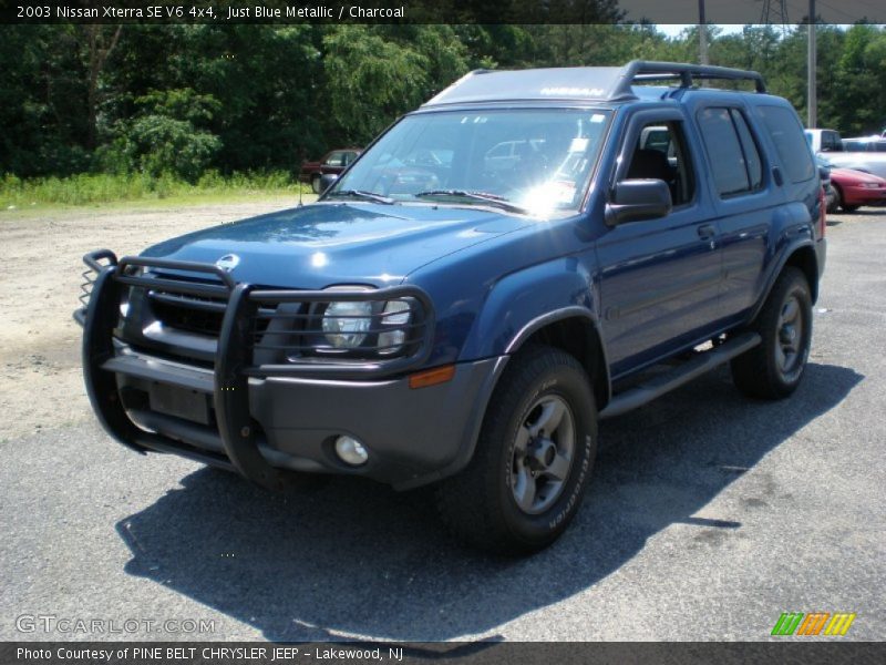 Just Blue Metallic / Charcoal 2003 Nissan Xterra SE V6 4x4