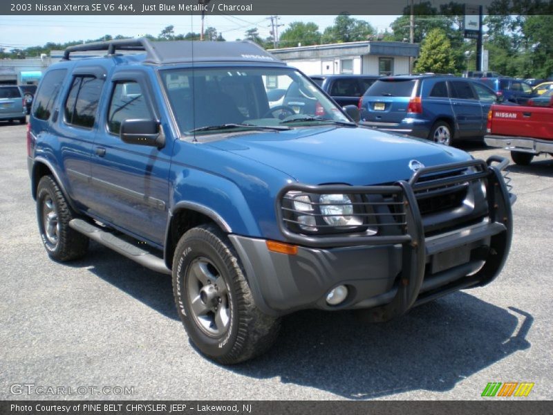 Just Blue Metallic / Charcoal 2003 Nissan Xterra SE V6 4x4