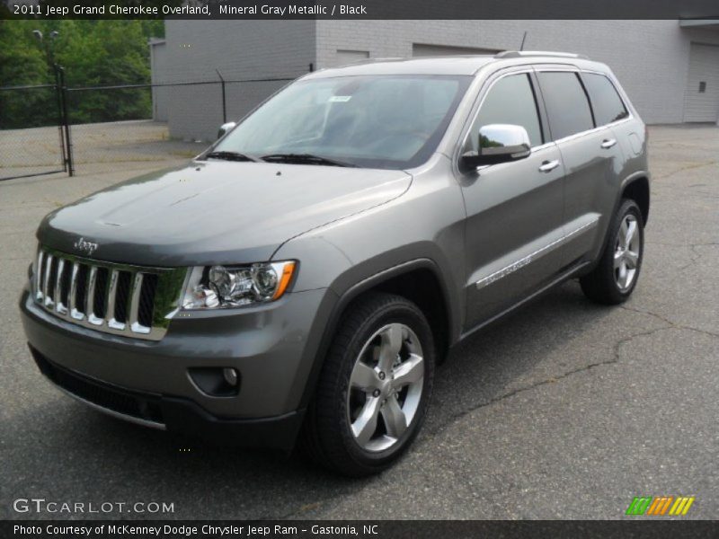 Mineral Gray Metallic / Black 2011 Jeep Grand Cherokee Overland