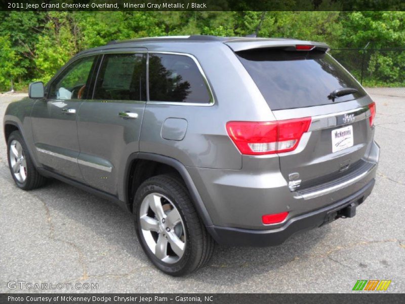 Mineral Gray Metallic / Black 2011 Jeep Grand Cherokee Overland
