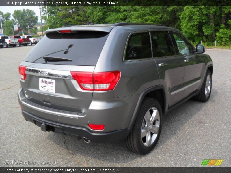 Mineral Gray Metallic / Black 2011 Jeep Grand Cherokee Overland